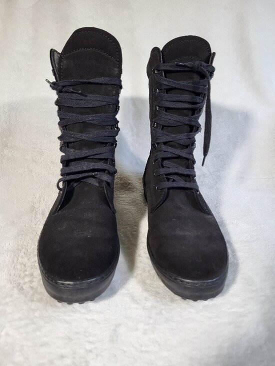 Tods Men\'s Black Winter Lace Up Ankle Boots Size 39 ( US Size 7 ) main image 7